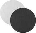 Auniwaig 2Pcs 7 Inch 1000-Grit Drill Power Brush Tile Scrubber Scouring Pads Disc Hook and Loop Cleaning for Bathroom & Kitchen Cleaning Gray