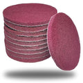 10 PCS 5 Inch 400 Grit Scrubber Scouring Pads Flocking Scuff Pads -Hoop and Loop Scuff Pads Conditioning Discs Polishing Pad for Furniture Automotive Cleaning, Rust Removal
