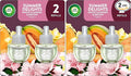 Air Wick Plug in Scented Oil Refill, 2 ct, Summer Delights, Air Freshener, Essential Oils (Pack of 2)