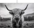 Highland Cow Dish Drying Mat for Kitchen Counter Drying Pad Absorbent Reversible Dish Drainer Rack Mats Draining Pad 18"x24"Inch