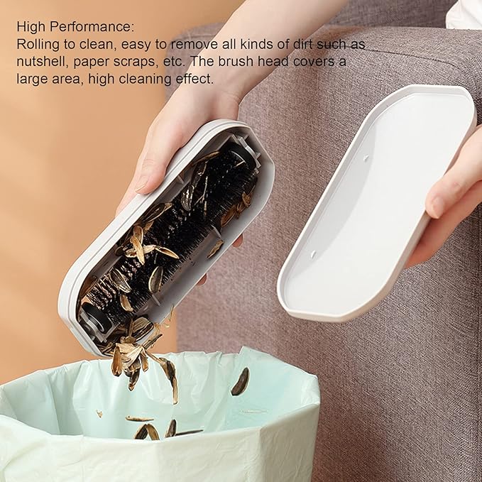 Table Crumb Sweeper, Manual Sweeper, Crumb Catcher, Reusable Handheld, for Servers, Floor, Carpet, Table, Bed