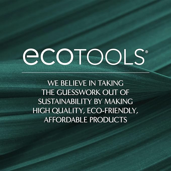 EcoTools Makeup Brush Cleansing Pad, Brush Cleaner Mat For Deep Cleaning Tools, Use With Makeup Brush Shampoo, 100% Silicone, Easy To Clean, Features Suction Cup For Easy Usage, Cruelty-Free, 1 Count