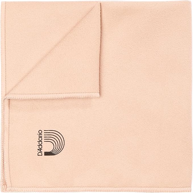 D'Addario Orchestral Micro-fiber Polishing Cloth for Instruments - Violin Cleaning Cloth