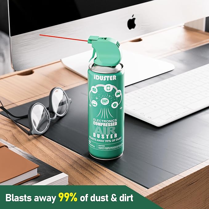 Disposable Compressed Air Duster, Computer Keyboard Cleaner,3 Packs