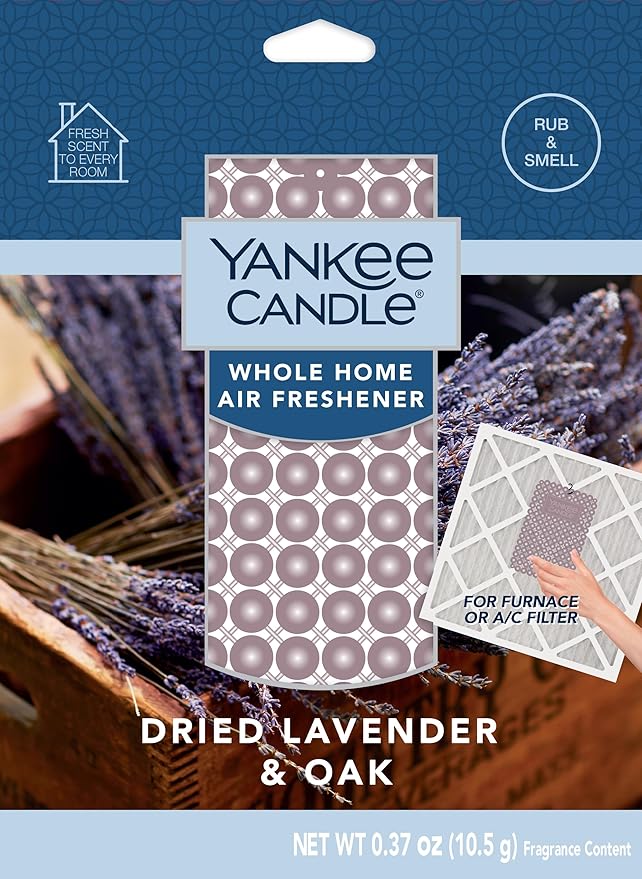 Yankee Candle Whole Home Air Freshener Variety Pack (Midsummer's Night, Dried Lavender & Oak, Sage Citrus, & Pink Sands) (1ea / Pack of 4)