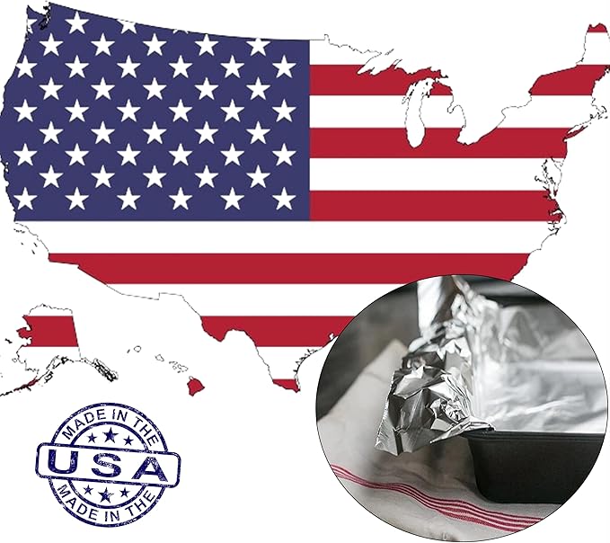 Box of 500 - Pre-Cut 9" Aluminum Foil Sheets - 9x10" Wide & Heat-Tolerant Deli Foil Sheets, 100% Aluminum, Ideal for Food Wrapping, Grilling & Freezing, Convenient Dispenser