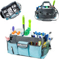 Large Cleaning Caddy for Cleaning Suppliers Organizer,15" Storage Organizer for House Clean Essential, Wearable Cleaing Bag, Storage Caddy for Housekeeping