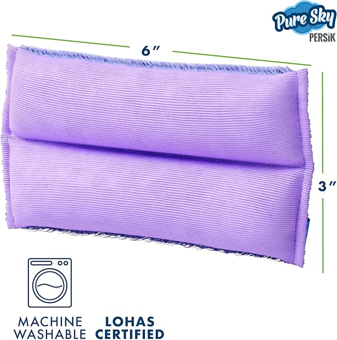 Pure-Sky Ultra Microfiber Cleaning Sponge – 2-in1, Combination for Glass and Multipurpose – JUST ADD Water No Detergents Needed – Use for Windows, Glass, Mirrors, Removing Stains in The Cracks