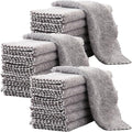 20 Pack Kitchen Dish Cloths Super Absorbent Coral Fleece Dish Cloths, Reusable Washable Fast Drying Rags, Nonstick Oil Microfiber Lint-Free Kitchen Cleaning Towels for Furniture Car Tea Bowl 10 x 10"