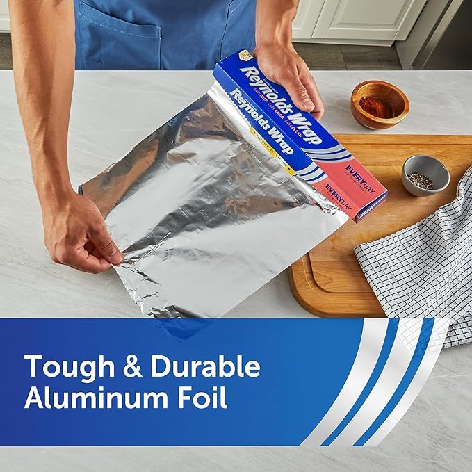 Reynolds Wrap Aluminum Foil (30 Sq Ft, Pack of 6)