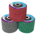 15Pcs 4.5" x 7/8" Nylon Fiber Flap Disc Polishing Grinding Wheel,Scouring pad Buffing Wheel for Angle Grinder