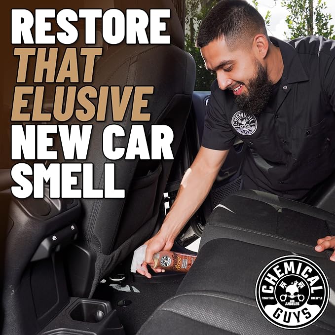 Chemical Guys AIR_301 Best Air Freshener Kit - New Car Scent, Leather Scent & Signature Stripper Scent, (Great for Cars, Trucks, SUVs, RVs & More) (3) 16 fl oz Bottles