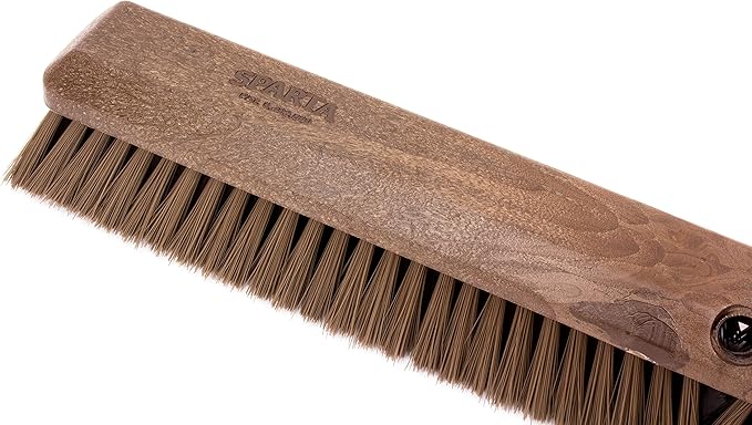 SPARTA 41891EC01 Omni Sweep Plastic Push Broom Head, Heavy Duty, Industrial Broom With Color Code System For Outdoor, Indoor, Garage, Concrete, Patio, Kitchen, Bathroom, 24 Inches, Brown