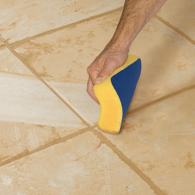 QEP Microfiber Polishing Sponge - Dual Surface Sponge and Microfiber Pad