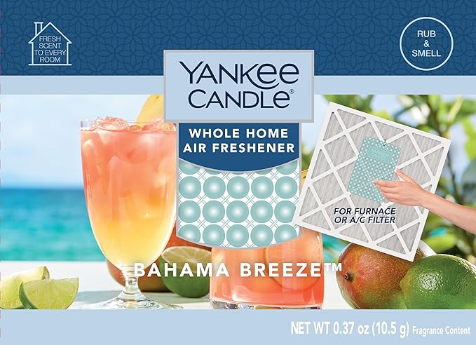 Yankee Candle Bahama Breeze Whole Home Air Freshener (Pack of 4)