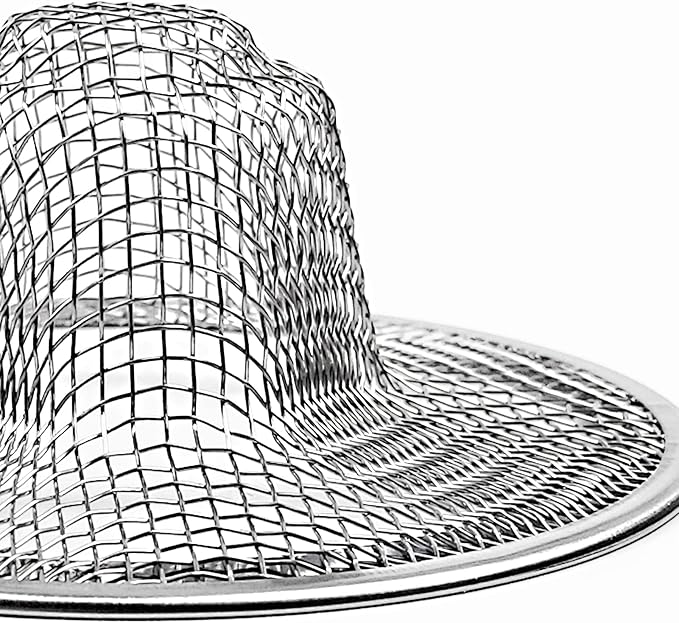 50pcs Mesh Sink Strainer, 2.75" Top/1" Stainless Steel Slop Basket Filter Trap, Metal Bathtub Kitchen Drain Strainer, Hair Basket Drain - Fits Most Kitchen Sinks, Bathroom Sinks,Shower Drains