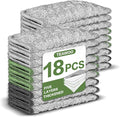 18 PCS Five-Layer Non-Scratch Multipurpose Steel Wire Dishcloths, Reusable Quick-Dry Odor-Free Scrub Cloths for Dishes, Kitchen Cleaning Cloths for Cookware, Sinks, Stove