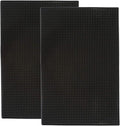 Highball & Chaser 2 Pack Bar Mat, Dish Drying mat, 18 in x 12in Thick Durable and Stylish Service Coffee Bar Mat/espresso mat for Spills, Bars, Restaurants, Coffee Counter Mat