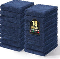 Homaxy 18 Pack Dish Towels for Kitchen (10 x 20 Inches, Navy Blue), Super Soft and Absorbent Coral Velvet Dish Cloths for Washing Dishes, Nonstick Oil Fast Drying Microfiber Cleaning Cloth