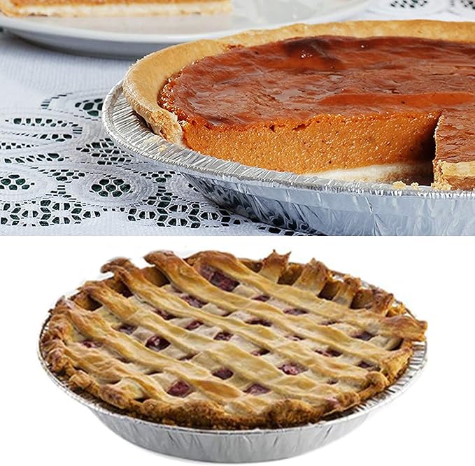 (50 Pack Pie Pans 5 inch,Mini Pie Tins HEAVY-DUTY Disposable Aluminum Foil Tart,pie Pans for Baking Personal Mini Pies, Easily Stack & Store, Freeze & Reheat