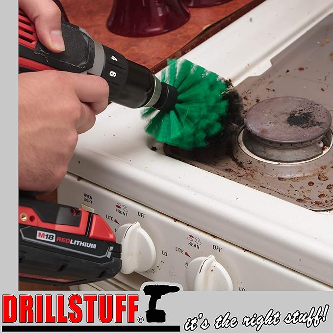 Kitchen Cleaning Supplies - Kitchen Cleaning Brush - Dish Scrubbing Brush - Stove Top Cleaner Kit - Kitchen Sink Scrub Brush - Oven Rack Cleaning Tool - Pan Cleaning Brush - Home Skillet Scrub Brush