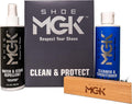 Shoe MGK Clean & Protect Shoe Care Kit Shoe Cleaner & Conditioner, Water & Stain Repellent, and Brush