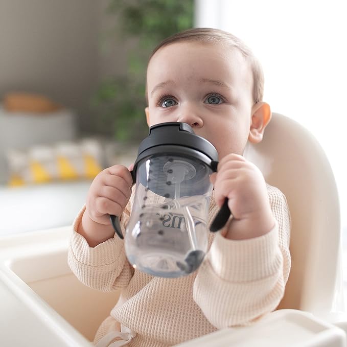Dr. Brown's Baby's First Straw Cup Straw Replacement Kit with One Straw and One Cleaning Brush, BPA Free