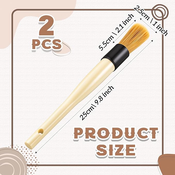 Patelai 2 Pack of Parts Cleaning Brush Home and Auto Use Parts Cleaner for Cleaning Auto Engine, Small Motors, Car Detailing, Wheels, Boats, Air Vents, Machinery