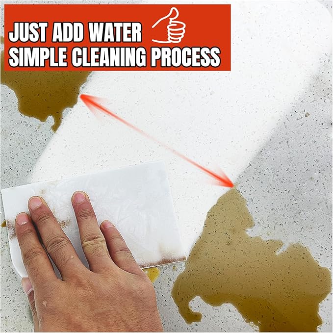 Magic Sponge Eraser Sheet, Portable White Melamine Sponge Sheets, Disposable Magic Cleaning Eraser Thin Wipes for Kitchen, Bathroom, Furniture, Sink, Shoe (Bulk 36 Pcs)