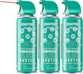 Disposable Compressed Air Duster, Computer Keyboard Cleaner,3 Packs