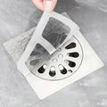 30-Pack Disposable Shower Drain Hair Catchers, Mesh Sticker Covers for Bathroom, Tub, Sink & Laundry to Catch Human and Pet Hair