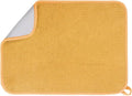 Microfiber Dish Drying Mat, Super Absorbent Kitchen Dish Drying Pad, Reversible for Countertop, 15*20 inch Yellow