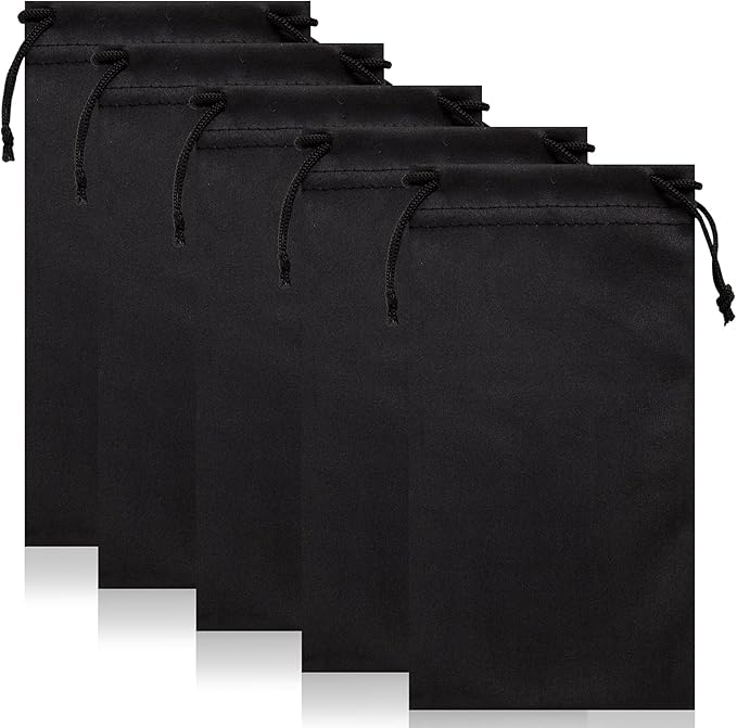 TRIUMPH VISION Soft Eyeglass Pouch 3 Pack - Pouch for glasses Microfiber Screen Cleaning Bag