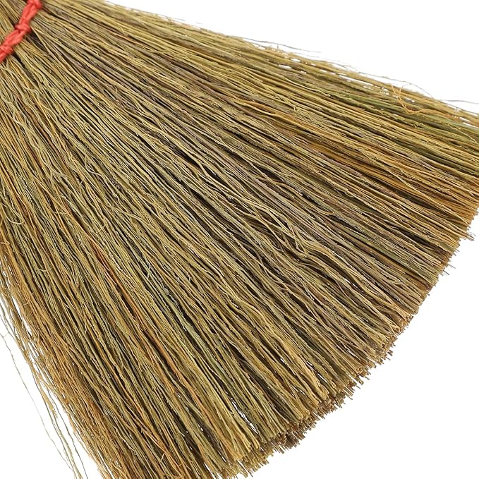Witch Altar Broom, Wicca Brush DIY Craft Jewelry Making Pendant Wiccan Ritual Altar Witches Broom Handmade Mane Broomstick for Ceremonial Wall Decor 14cm