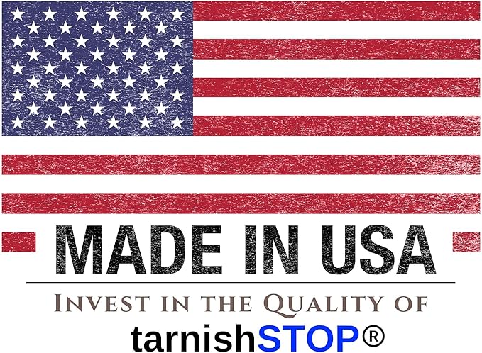 TarnishSTOP | USA Made | Gigantic 28"x14" Polishing Cloth | 100% Cotton, Eco-Friendly, Unscented | for Silver, Gold, Platinum, Coins & Jewelry