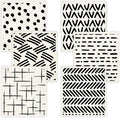 Morigins Swedish Dishcloths for Kitchen,6 Pack Black Minimalist Swedish Dish Towels,Cellulose Sponge Cloths,Non Scratch Reusable Paper Towels Biodegradable and Reusable Kitchen Dish Rags