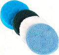 Replacement Brush Heads, 4-Pack Multi-Surface Spin Scrubber Heads for Cordless Electric Power Scrubber, Cleaning Pads for Bathroom, Kitchen, Tile, Bathtub, Car Detailing & Floor