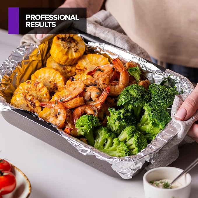 Pre-cut Deli Aluminum Foil Sheets,100 Count 12x10” Heavy Duty Pop Up Foil Sheets for Restaurants, Disposable Foil Sheets for Food, Tin Foil Sheets for Burrito, Hot Dogs, or Sandwich