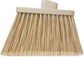 SPARTA Plastic Broom Head, Angled, Flagged for Small Debris Indoor, Outdoor, Home, Restaurant, Lobby, Office, 12 Inches, Tan