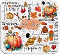 Fall Pumpkin Dish Drying Mat - Fall Leaves Dish Drying Mat,Fall Vibes Dish Drying Mat,Rugby Football Absorbent Dish Drying Mat For Kitchen Counter,16x17.5 Inch, 240-JL-GZD-01