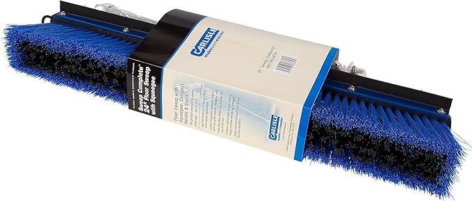 SPARTA Sweep Complete Floor Sweep with Squeegee for Catering, Buffets, Restaurants, Stainless Steel, 24 Inches, Blue, (Pack of 6)
