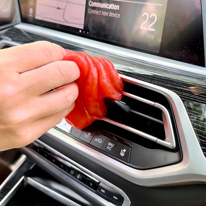 STUPID Technologies Slime-X (New) – Re-Engineered Car Cleaning Gel 15-Pack (2400g) – Value Pack- Retail POP Display Included – Lifts Dust, Crumbs & Debris – Great for Cars, Keyboards & More