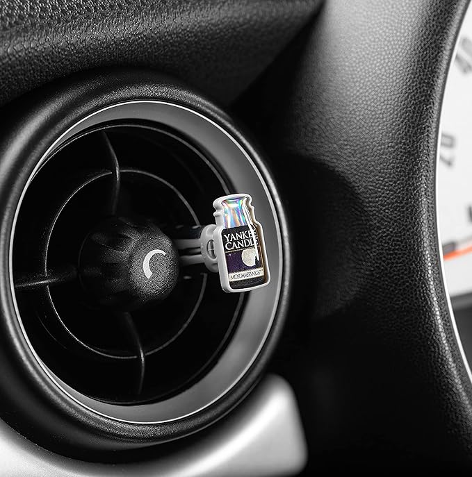 Yankee Candle Car Air Fresheners, Car Vent Stick MidSummer's Night® Scented, Includes 4 Odor Neutralizing Sticks, Each Lasts Up To 2 Weeks