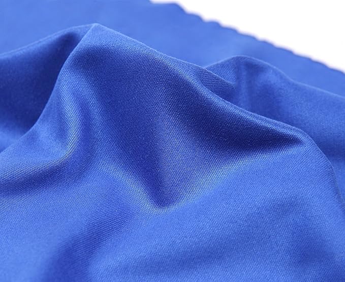 Your Choice Microfiber Cleaning Cloths 6 Pack for Eyeglasses, Camera Lens, Cell Phones, CD, DVD, Computers, Tablets, Laptops, Telescope, LCD Screens and Other Delicate Surfaces Cleaner