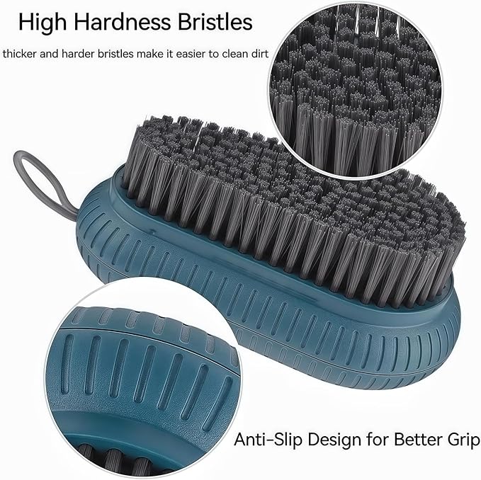 Nail Brush for Cleaning Fingernails, 1Pack Heavy Duty Nail Brushes Remove Dirt and Paint Fingernail Brush Deep Cleaning Mechanical Nail Scrub Brush