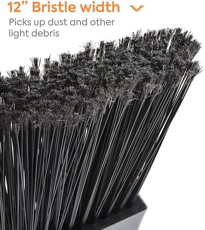 Professional 12" Angled Broom, Gray