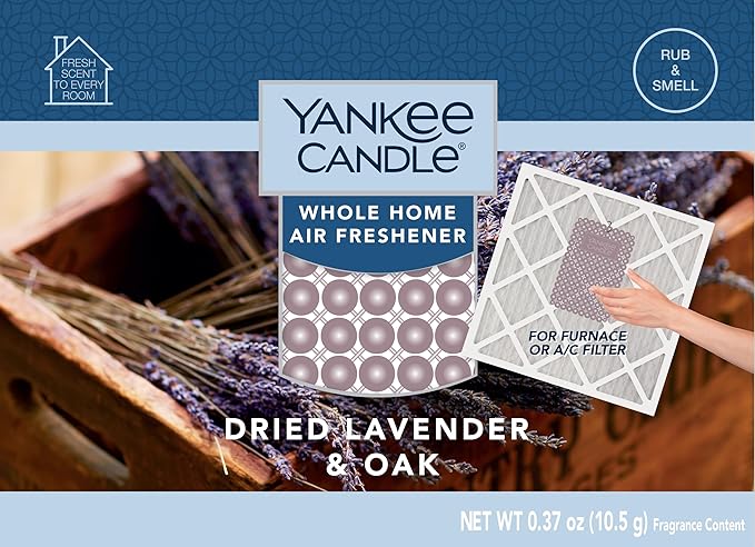 Yankee Candle Dried Lavender & Oak Whole Home Air Freshener (Pack of 8)