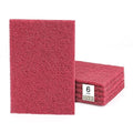 5" x 8" Scuff Pad Maroon 6 Pack - Scuffing, Scouring, Sanding, Paint Primer Prep Adhesion Scratch - Surface Preparation Automotive Car Auto Body Woodworking 7447