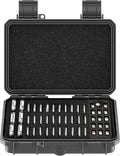 KIWIFOTOS 65 Slots Coin Cell Battery Case for CR2032 CR2016 CR2025 LR44 CR2320 CR2325 CR2330 CR2354 CR2430 CR2450 & LR41 AG13 Button Battery Holder Organizer IP67 Waterproof