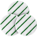 Tioncy 3 Pcs 19 Inches Synthetic Carpet Bonnet Scrubber Brush Carpet Bonnets Pads Commercial Grade Rug Scrubber Abrasion and Absorbency with Cleaning Strips